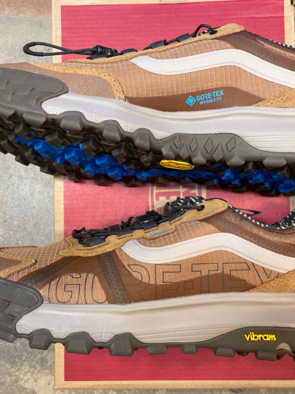 Vans Crosspath XC Gore Tex Chipmunk Mushroom Size US 10.5 Men New VN000EKHG11 - Picture 3 of 7